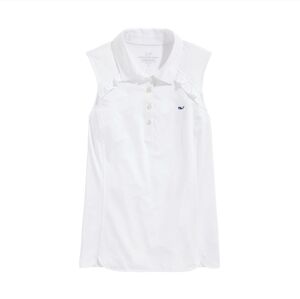 Vineyard Vines Sleeveless Performance Ruffle Polo